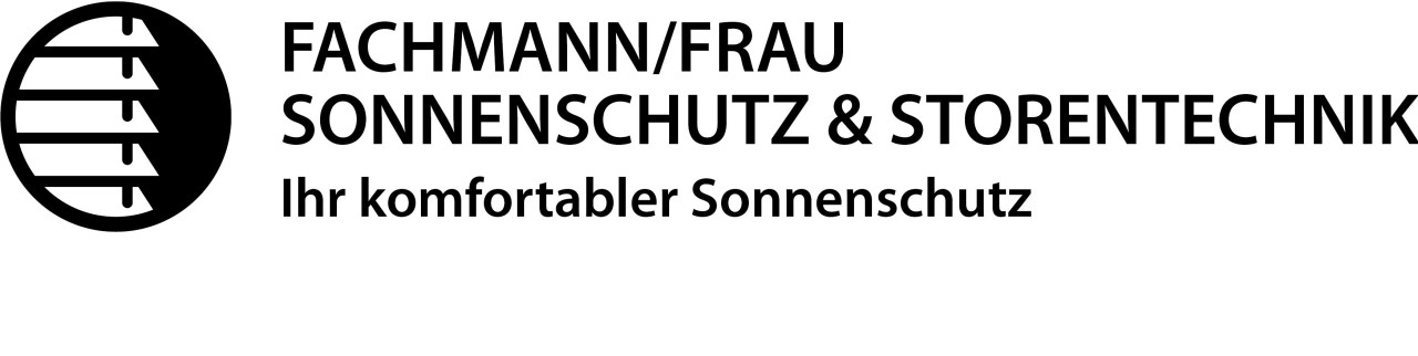 Logo Fachmann/frau Sonnenschutz und Storentechnik - Ihr konfortabler Sonnenschutz