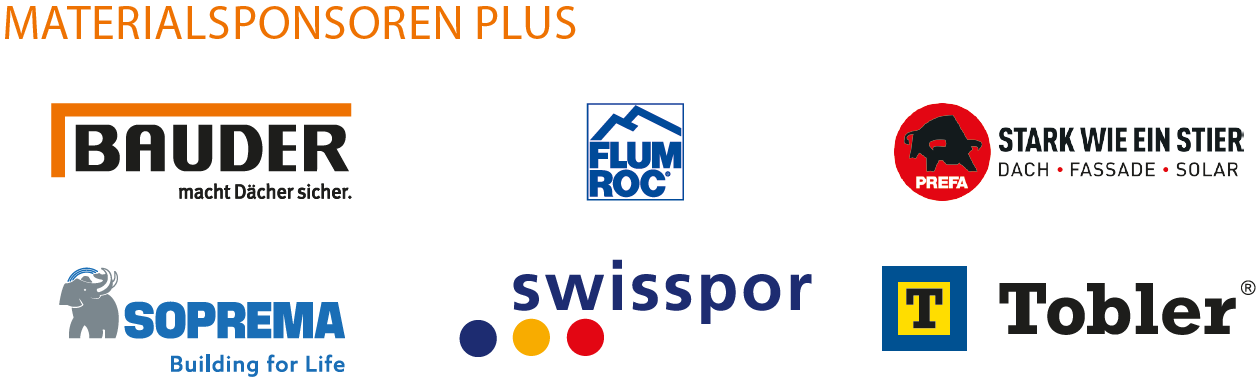 Logos Materialsponsoren Plus SwissSkills 2025