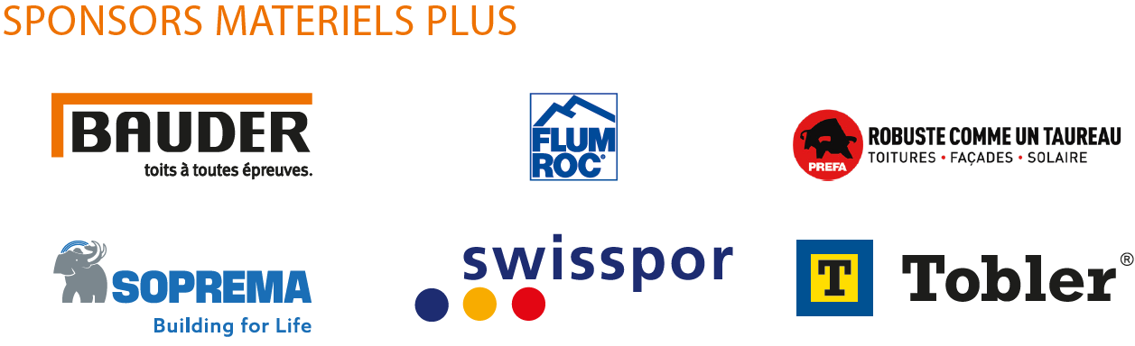 Logos Materialsponsoren Plus SwissSkills 2025