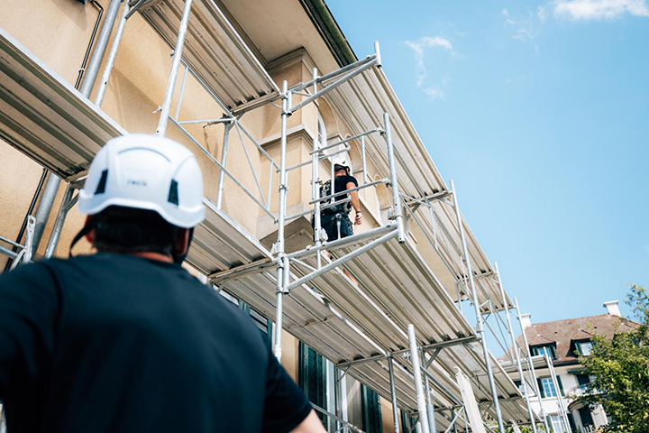 Berufsfeld Gebäudehülle Gerüstbauer/in