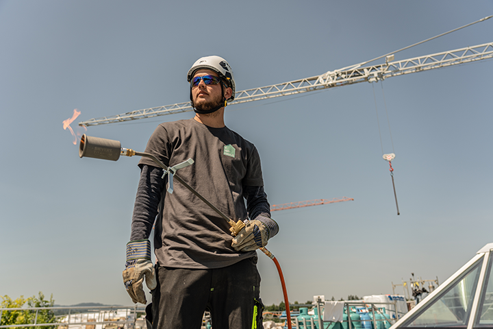 Berufsfeld Gebäudehülle Abdichter/in