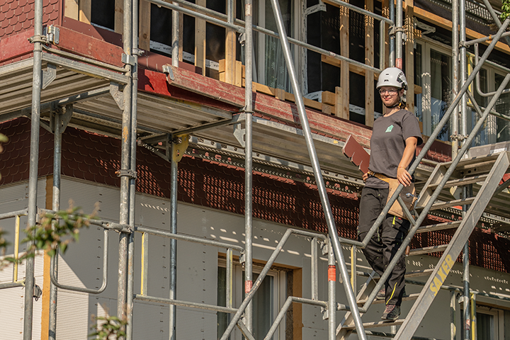 Berufsfeld Gebäudehülle Fassadenbauer/in